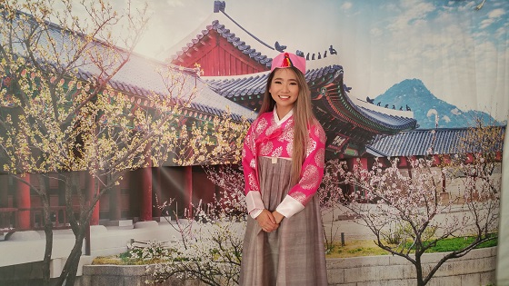 Hanbok photo booth at Houston Korean Festival
