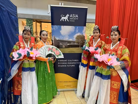 Annual Korean performance at Galleria Houston, Asia Society Texas Center